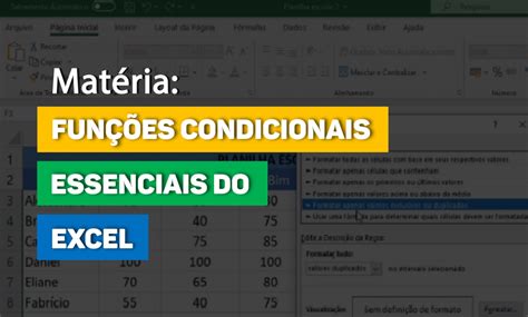 fórmulas condicionais excel|→ Formulas Excel Condicionais .